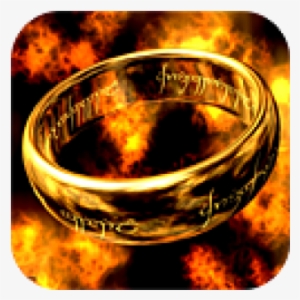 Lord Of The Rings Ring - Ring Of Fire The Hobbit #3472364