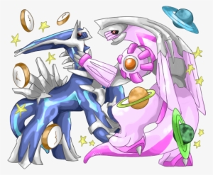 Dialga Versus Palkia - Cartoon #3472981