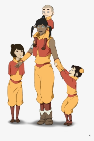 Jinora, Korra, Meelo & Ikki Korra Avatar, Air Bender, - Korra Mako ...