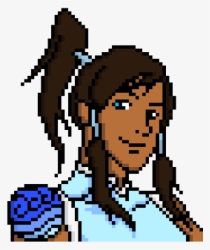 Korra - Avatar Korra Pixel Art #3473084