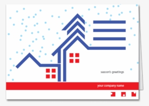 An Elegant And Simple Business Holiday Card For Architects - Building #3473270