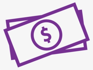 Dollar Bills Icon To Indicate How Roofscreen Products - Money Icon Blue Png #3474053