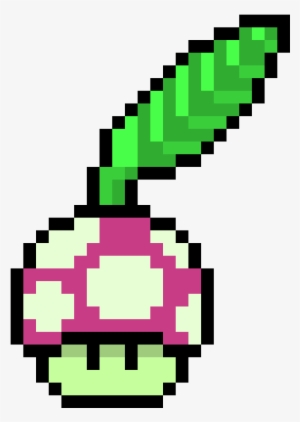 Chikorita Mushroom - Super Mario World 1 Up Mushroom #3474054