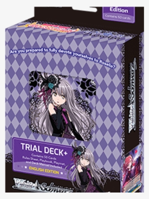 Bang Dream Girls Band Party Roselia Trial Deck - Weiss Schwarz Roselia #3474622