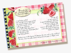 Strawberry Clip Art, Recipe Card, Strawberry Chocolate - Recipe Card Clip Art #3474787
