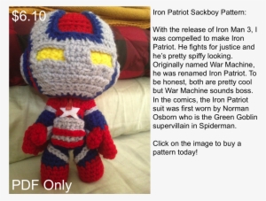 Ironpatriotsackboy - Stuffed Toy #3475016