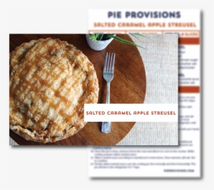 Salted Caramel Apple Streusel Recipe Card - Mince Pie #3475080