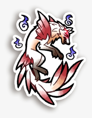 58 Ninetails Original - Nine Tails Sticker #3475081