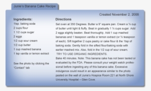 Recipe Card Png Download - Recipe Card For Earth #3475120
