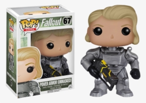 Female Power Armor Unmasked Pop Vinyl Figure - Pop Vinyl Fallout 4 Power Armor #3475258