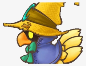 Final Fantasy Clipart Black Mage - Final Fantasy Chibi Chocobo #3476398