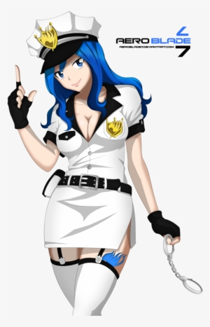 Imperial Officer Juvia Fairytail Coloring Aeroblade - Anime Officer Transparent Girl #3476459
