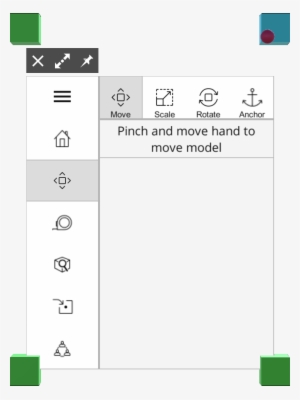 In Sketchup Viewer For Hololens You Can Resize The - Hololens Adjust Icon #3477323