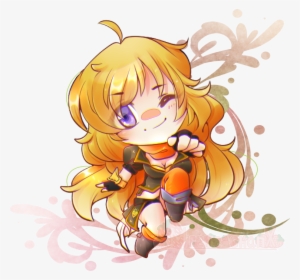 Yang By Xmireille-chanx - Rwby Chibi Transparent Background #3477444