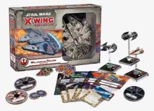 Swx01 Plasticlayout - Star Wars - X-wing Miniatures Game - Millennium Falcon #3477924