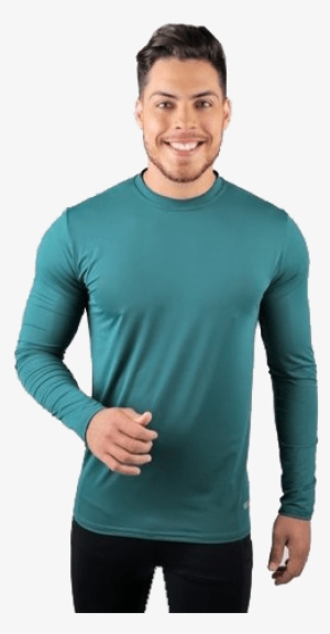 Camiseta Ml Masculina Lisa Com Proteção Uv - T-shirt #3478692