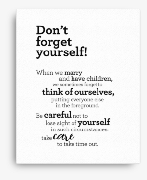 Don't Forget Yourself - Poster #3479385