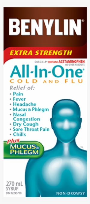 Benylin All In One Cold And Flu Syrup - Benylin All In One #3480120