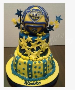 Pelota De Boca - Torta De Futbol De Boca Juniors #3480207