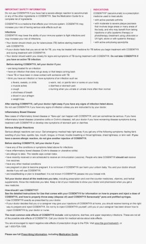 Important Safety Information Important Safety Information - Material #3480696