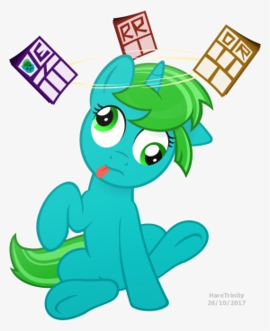 Haretrinity, Derp, Dizzy, Female, Mare, Oc, Oc Only, - Cartoon #3481213