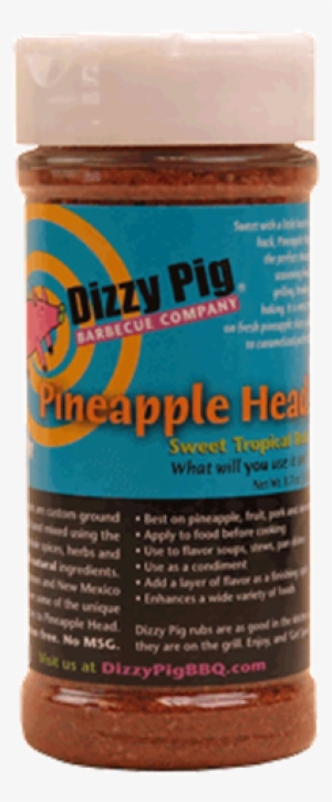 Pineapple Head Shaker - Dizzy Pig Pineapple Head Rub - 8.7 Oz. #3481353