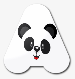 Panda Bear Face Alfabeto A - Png Blindada Por Deus Alfabeto Panda #3482065