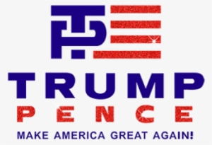 Trump Pence Custom Design With Glitter - Trump Pence Logo Gif #3482530