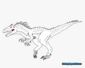 Jurassic World Indominus Rex Coloring Pages - Jurassic World #3483616