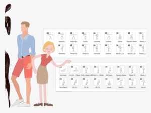 Drawn Templates 2d Character - Number #3483868