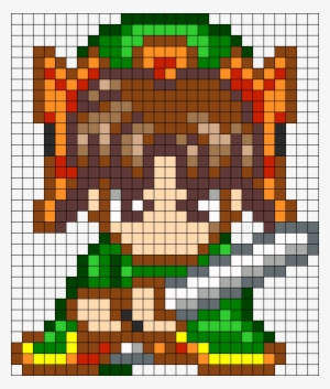 Syaoran Li From Cardcaptor Sakura Perler Bead Pattern - Central City Brewing Co Ltd #3483930