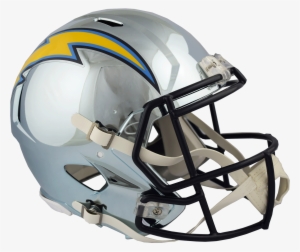 Chargers Chrome Speed Authentic - Football Helmet #3484212