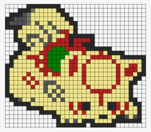 Okami Chibiterasu Perler Bead Pattern / Bead Sprite - Okami Perler Bead Patterns #3484723