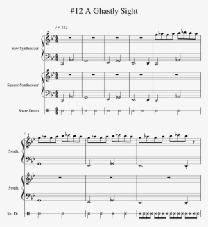 #12 A Ghastly Sight Sheet Music 1 Of 4 Pages - Saltarello Violino #3484997