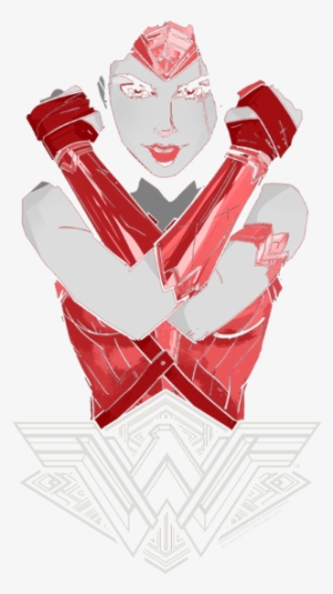 Wonder Woman Amazon Men's Tall Fit T-shirt - Illustration #3485042