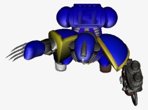 Sergeant With Power Claw And Blaster - Top Down Warhammer 40k #3485976