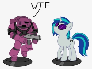 Mellowbloom, Bolter, Dj Pon-3, Miniature, Safe, Space - Meets Mlp Warhammer 40k #3486149