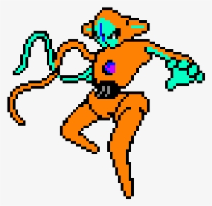 Deoxys - Deoxys Pixel Art #3486590