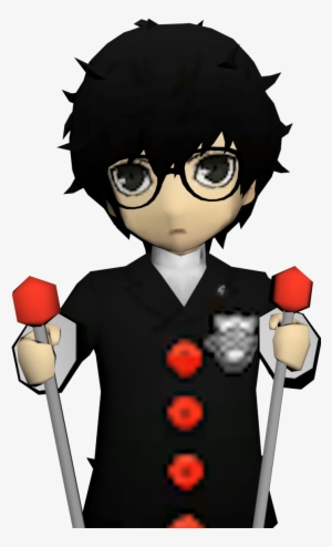 Persona 5 Ren Amamiya Goro Akechi Ann Takamaki Yusuke - Persona Q 2 Models #3486986