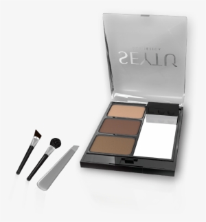 Set Delineador Compacto Para Cejas - Set De Cejas Seytu #3487148