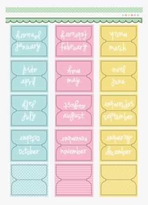 Tabs - Monthly Tabs #3487598