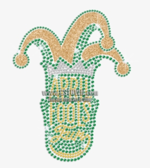 Distinctive Mask With Bling Crown For April Fool's - Illustration #3487834