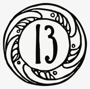 I've Reread My Post From The Last Friday The 13th, - Drawing Of The Number 13 #3488084