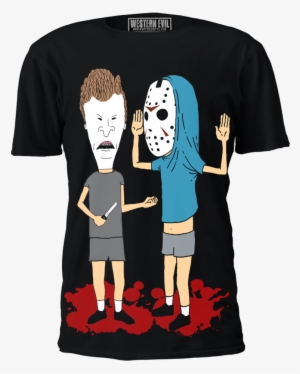 Horror Buttheads T-shirt - Beavis And Butthead Horror Shirt #3488559
