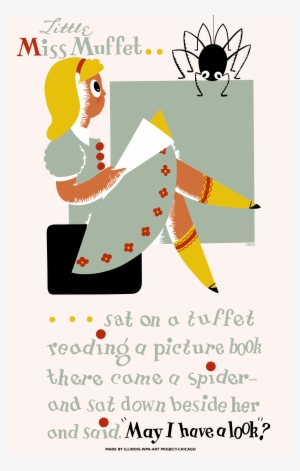 This Free Icons Png Design Of Little Miss Muffet Poster #3488575