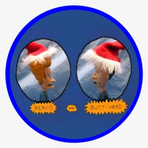 Beavis And Butt Head Christmas - Circle #3488786