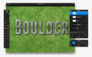 After That, Set The Layer's Blending To Overlay And - Graphics Software #3489119