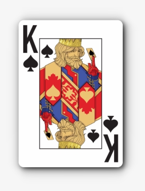Wpt Faded Spade Single Poker Deck - Faded Spade King #3489533