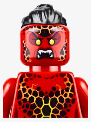 Lego Nexo Knights General Magmar Head - Der Mech Des Schwarzen Ritters #3489634