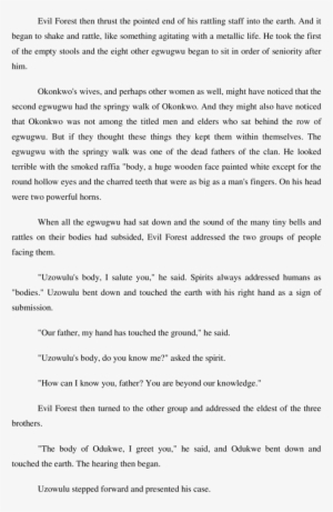 Evil Forest Then Thrust The Pointed End Of His Rattling - Primary Obstacle To Worker Unity In The 1880s #3490686